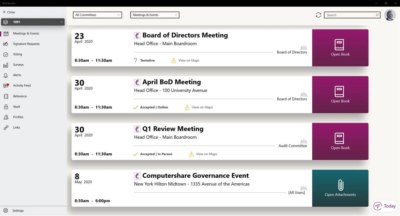BoardTrac - Best board meeting agenda software