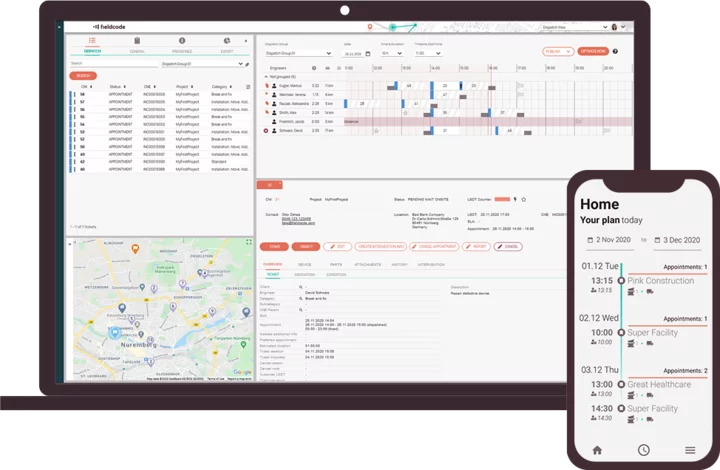 Fieldcode - Best IoT-driven software for field service with pay-per-event model