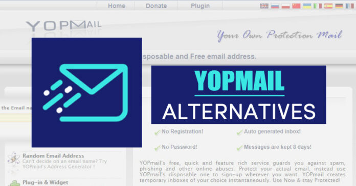 Best YOPmail Alternatives