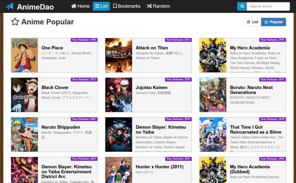 Top 26 AnimeDao Alternatives To Watch Anime Online - TechBrains