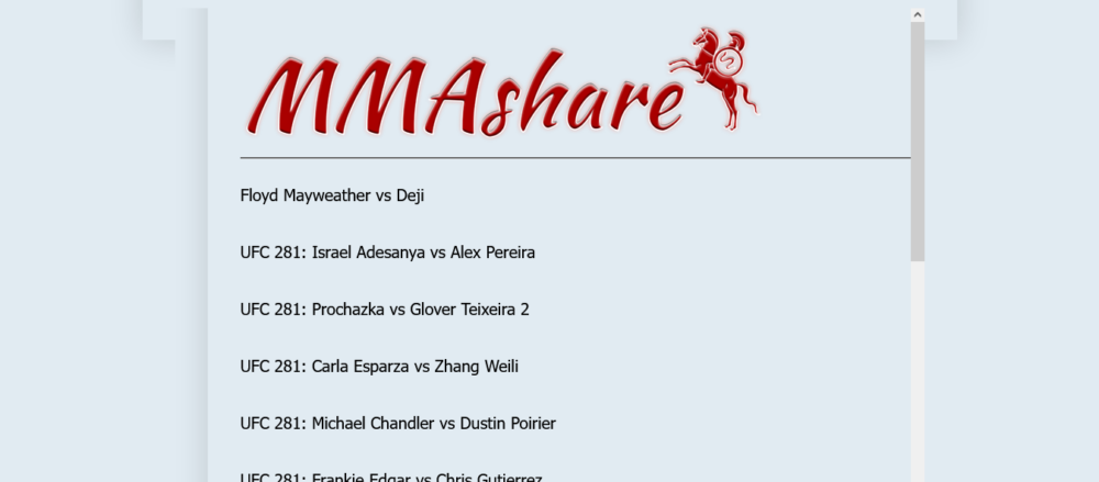 MMAshare Alternatives