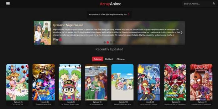 Array Anime Alternatives