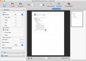 Convert PDF to Word on Mac