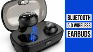 Features of the wireless earbuds Bluetooth 5.0 8D Stereo Sound Hi-Fi Headphones with Charging Case