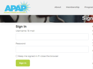 How To Use APAP Login