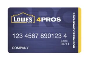 Sign up for Lowe’s Credit Card