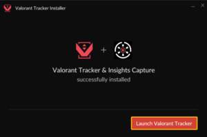 Follow the on-screen instruction to install Valorant stat tracker