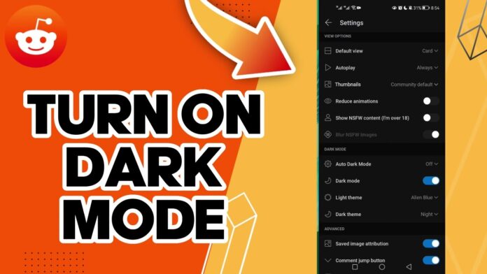 How To Enable Reddit Dark Mode?