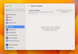 Restart Mac regularly and keep macOS updated